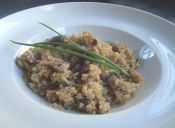 Prepara un Risotto de Quínoa y Champiñones