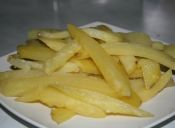 Papas fritas al microondas