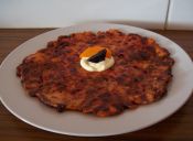 Paso a paso: Tortilla de zanahoria y betarraga