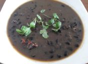 Crema de porotos negros