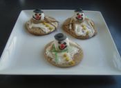 Prepara un Biscuit navideño de figura de nieve