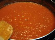 Salsa de tomates chinos