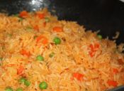 Acompañamientos: arroz a la mexicana