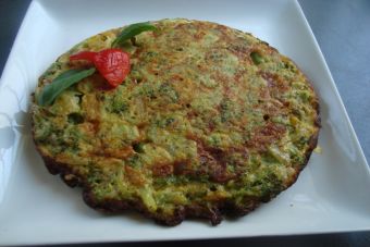 Cómo hacer una Tortilla de Brócoli