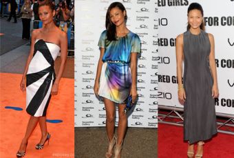 Los vestidos de Thandie Newton