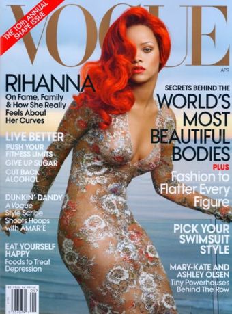 Rihanna en la portada de Vogue EU