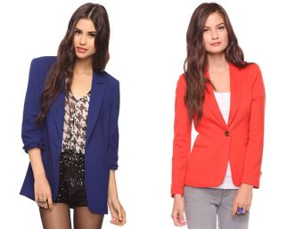 Moda primavera verano: Blazers de colores