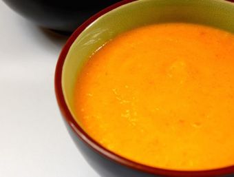 Receta: Sopa de zanahoria con jengibre