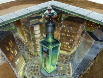 Julian Beever y sus geniales pinturas en 3D