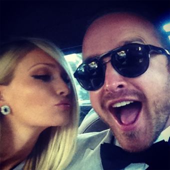 El lindo y enamorado Aaron Paul