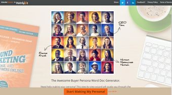 MakeMyPersona de HubSpot