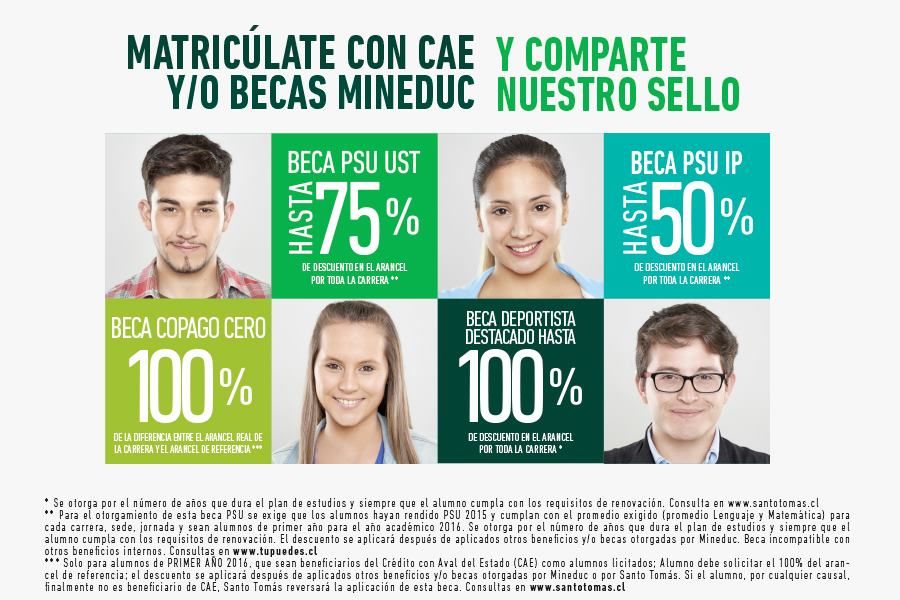 Santo Tomás Diversas becas y beneficios para apoyar a sus estudiantes PSU Santo Tomás Diversas becas y beneficios para apoyar a sus estudiantes PSU