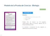 Aprovecha de descargar el Modelo de Prueba de Biología