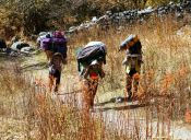 Imágenes inspiradoras: Porteros en los Himalayas, Nepal