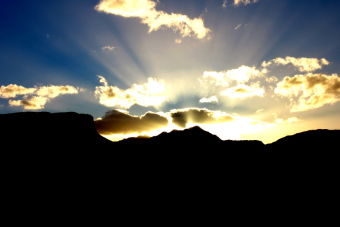 Imágenes inspiradoras: Divino atardecer en la Región de Aysén