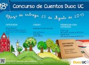 Se encuentra abierta convocatoria para el 18º Concurso de Cuentos Duoc UC