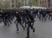 Estudiantes del Instituto Nacional se manifestaron en contra de la Reforma Educacional