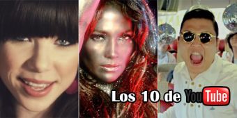 Los 10 videos musicales más vistos del 2012