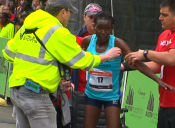 El dramático video de la atleta que terminó 