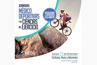 MEDS ofrece Jornada Médico Kinésica sobre ciclismo de ruta y montaña