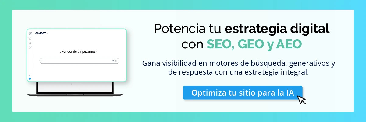 Optimiza tu sitio y potencia tu estrategia de contenidos para la inteligencia artificial.