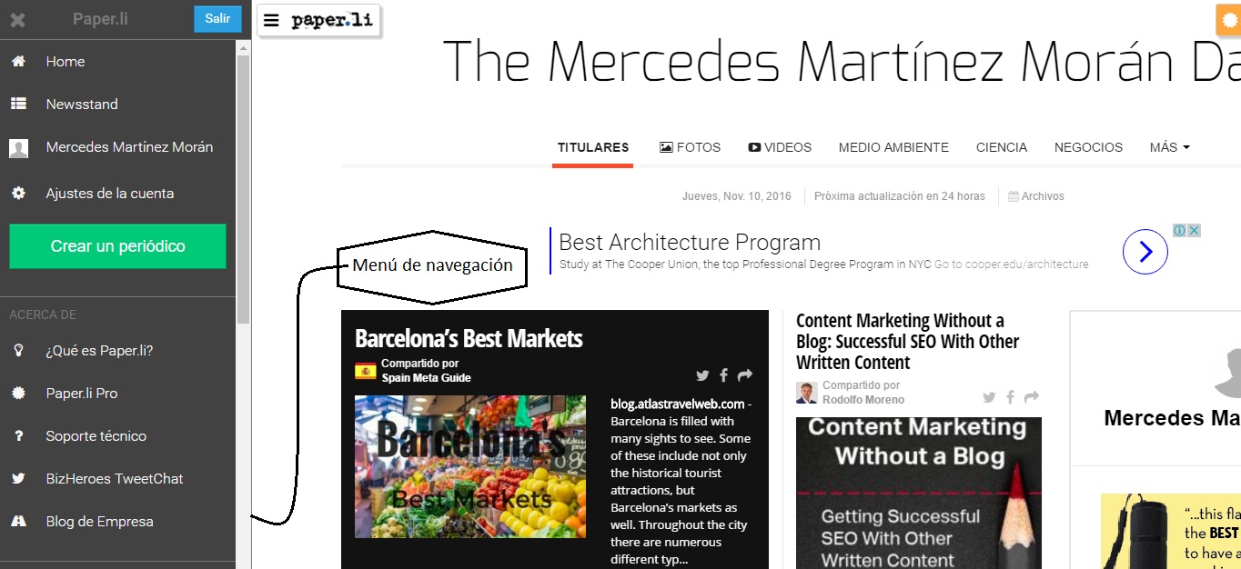 ¿Qué es y cómo funciona Paper.li? Postedin