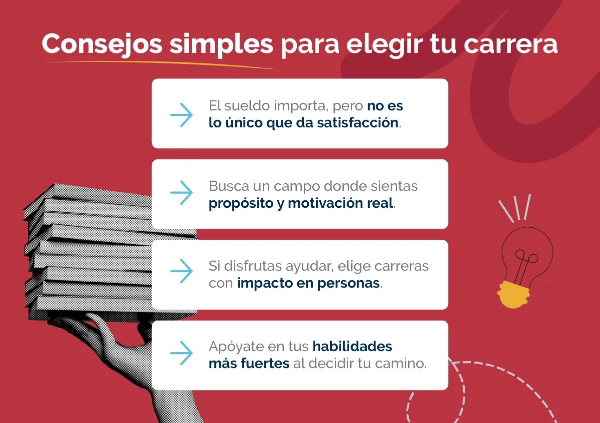 Consejos simples para elegir tu carrera.