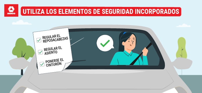 Pones así el reposacabezas del coche? Esta es la forma correcta para evitar  daños en caso de accidente