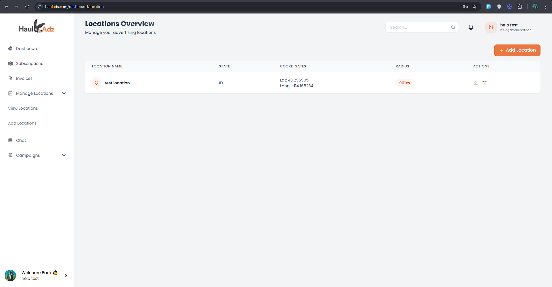 HaulAds – Geo-Targeted Video Ad Campaign Platform with Desktop Integration