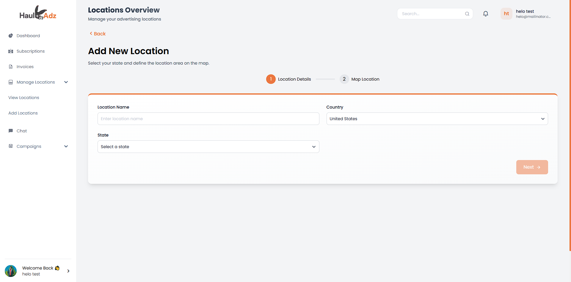HaulAds – Geo-Targeted Video Ad Campaign Platform with Desktop Integration