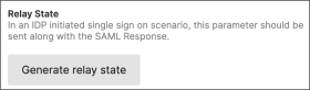 Generate relay state in Postman