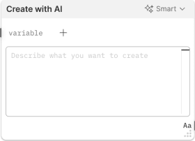 Create AI block