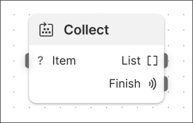 The Collect block