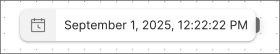 The Date & Time block