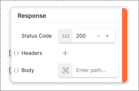Response block