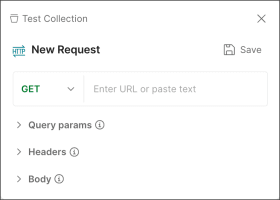 Postman Flows request editor