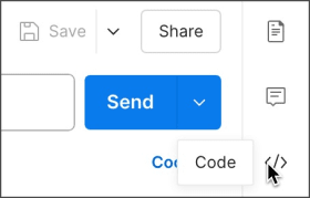 Open code snippets