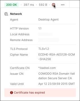 Certificate error