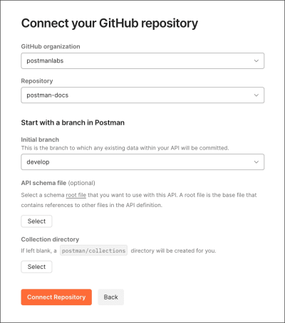 Connecting to a cloud-hosted repo