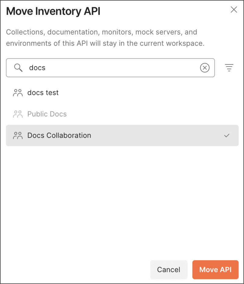 Move API