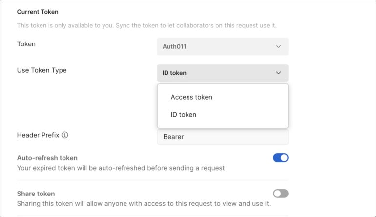 Change the OAuth 2.0 token type