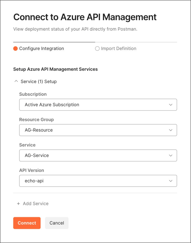 Azure API Management setup