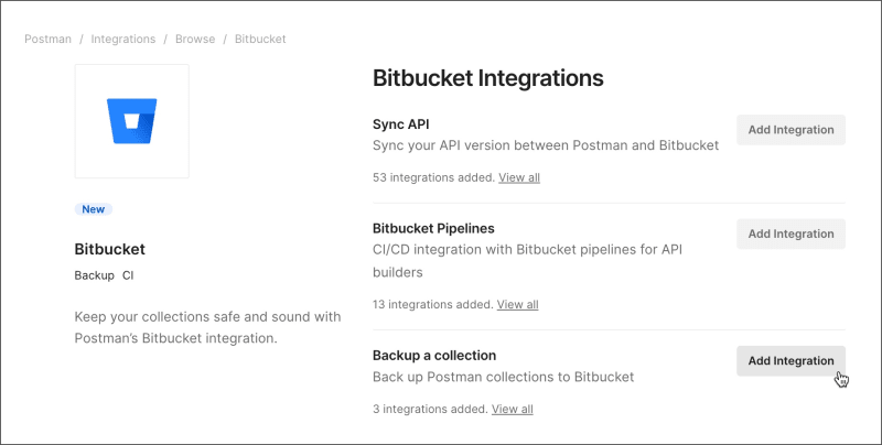 Bitbucket details page