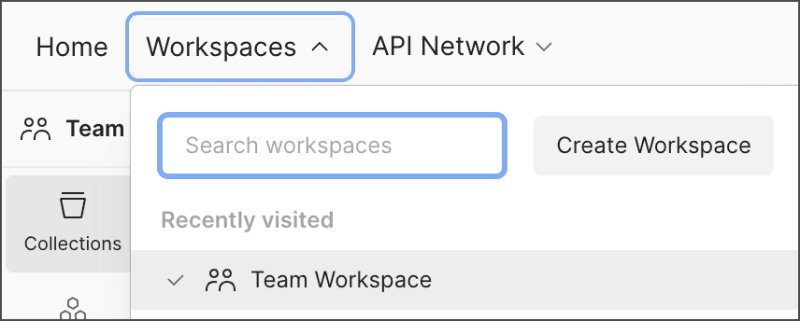 Create new workspace