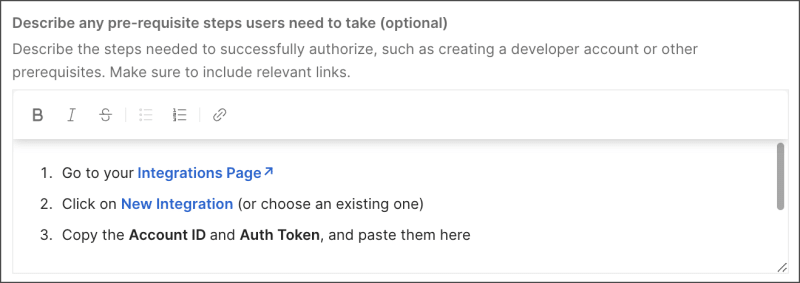 Describe steps for users to take