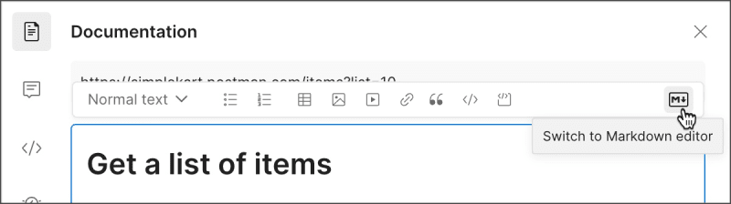 Switching editors