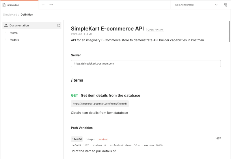 Viewing schema documentation