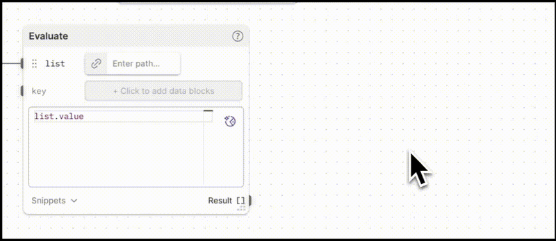 Add a List block