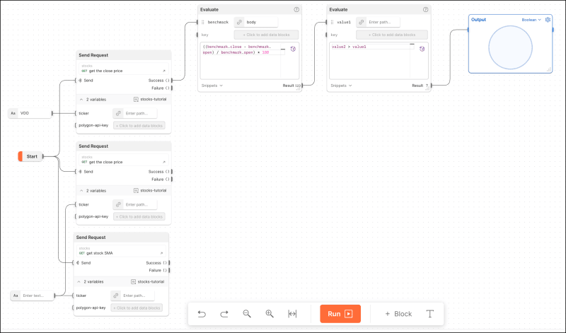 Dashboard flow - step 2