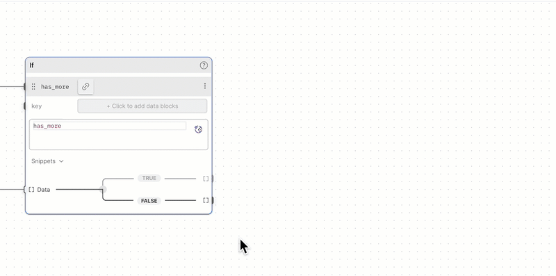 Add an Evaluate block